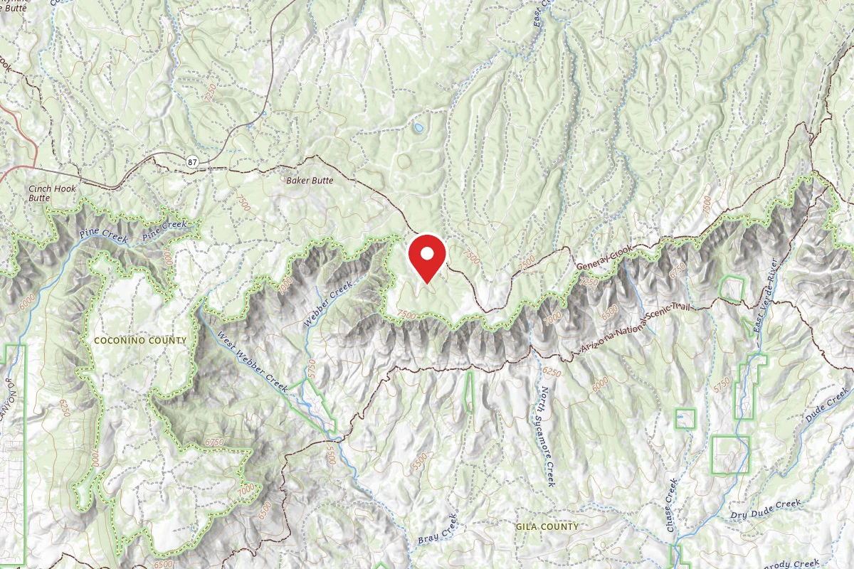 Dispersed Camping - Rd 6107 near Mogollon Rim