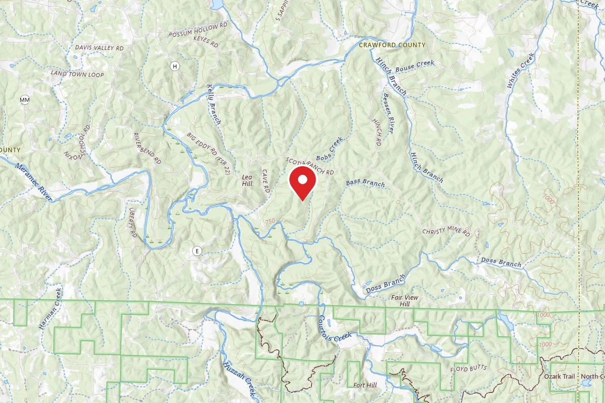 Huzzah Conservation Area Primitive Camping