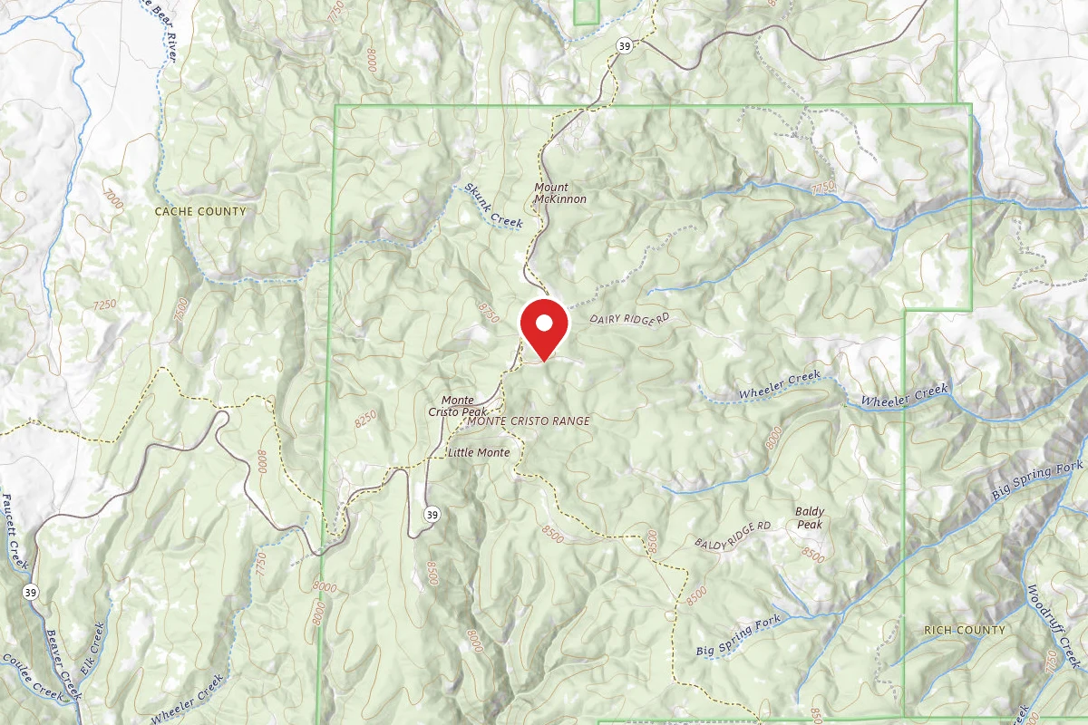 Dispersed camping near Monte Cristo