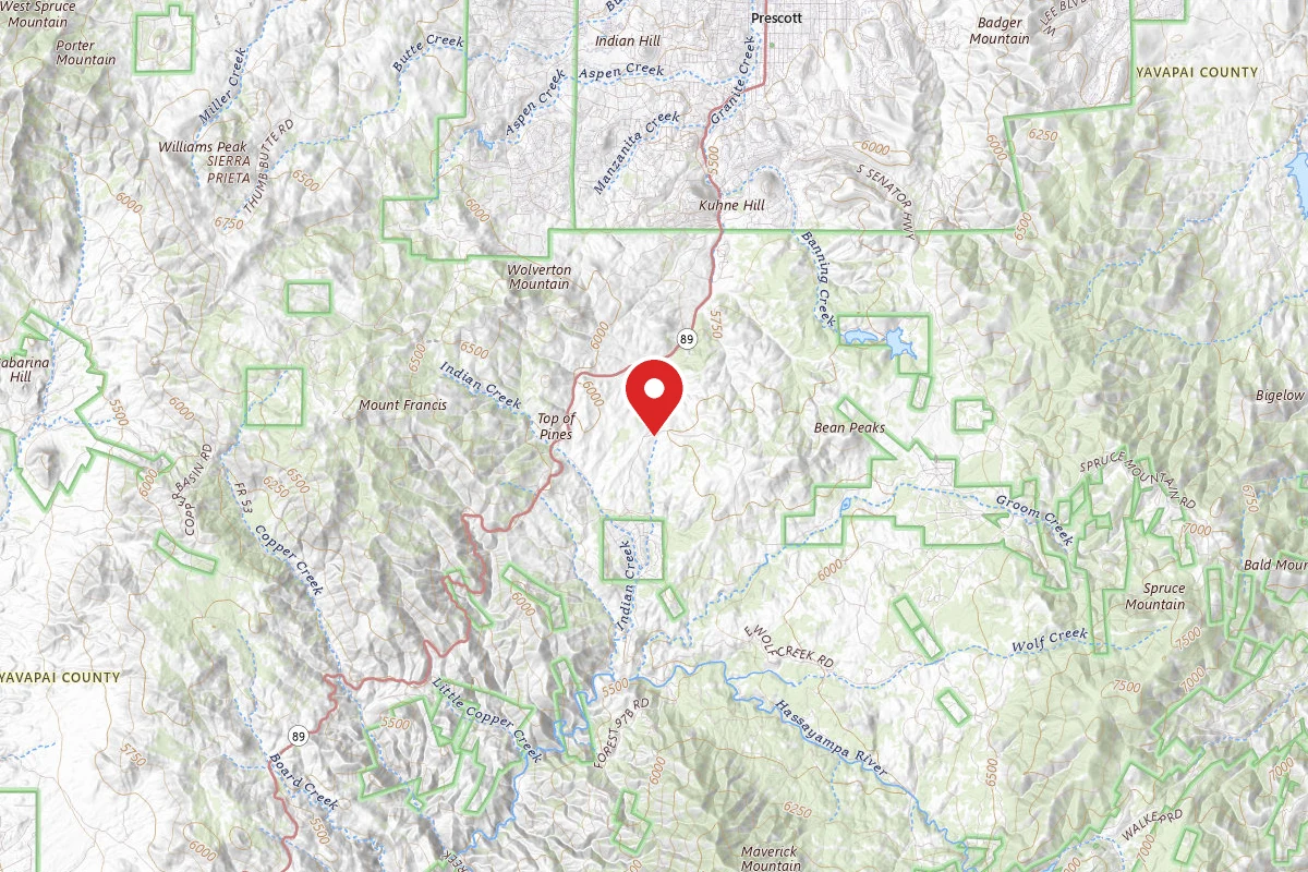Prescott Basin - Ponderosa Park Road Dispersed Camping