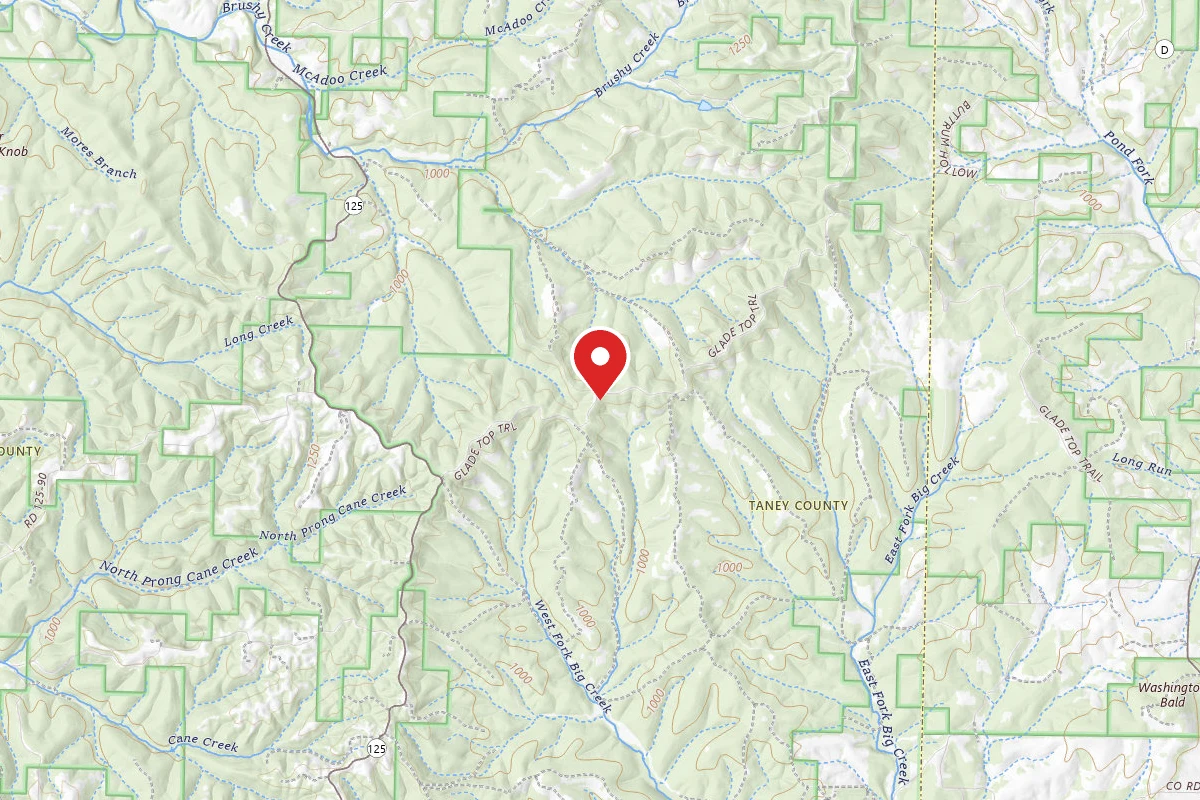 Mark Twain National Forest Glad Top Trail Willie Lee Wolf Junction
