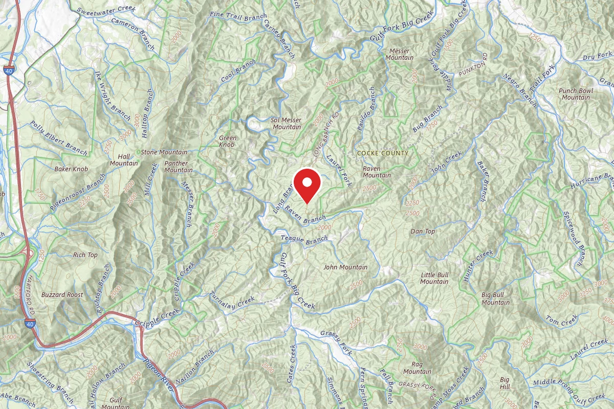 Sunset Ridge in the Smoky Mountains