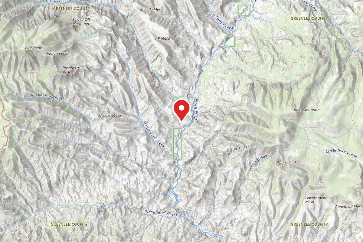 Blue Range Primitive Area - Alpine District Parcel