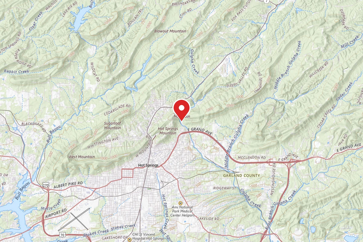 Gulpha Gorge Campground - Hot Springs National Park