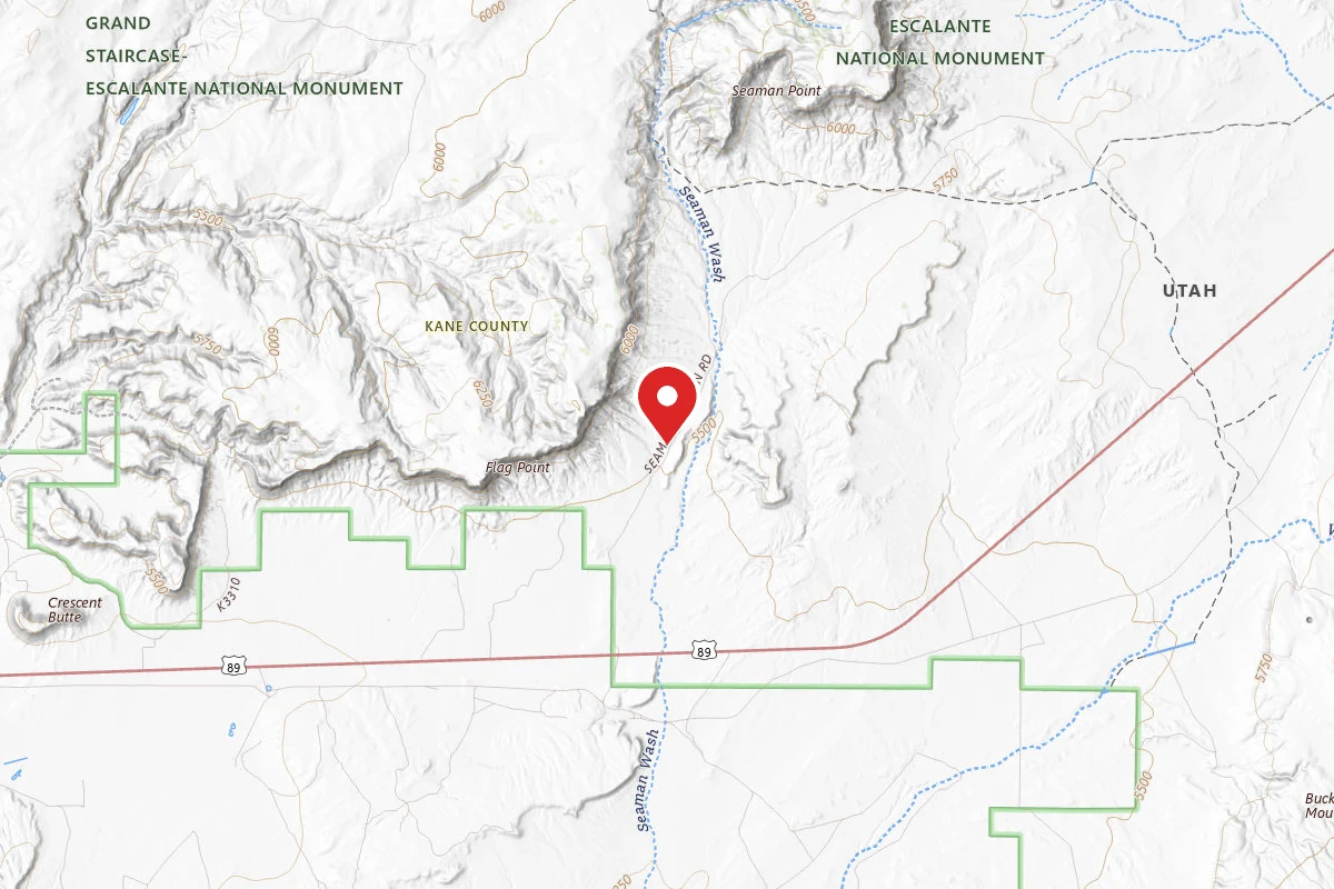Seaman Wash Road Dispersed - Kanab BLM