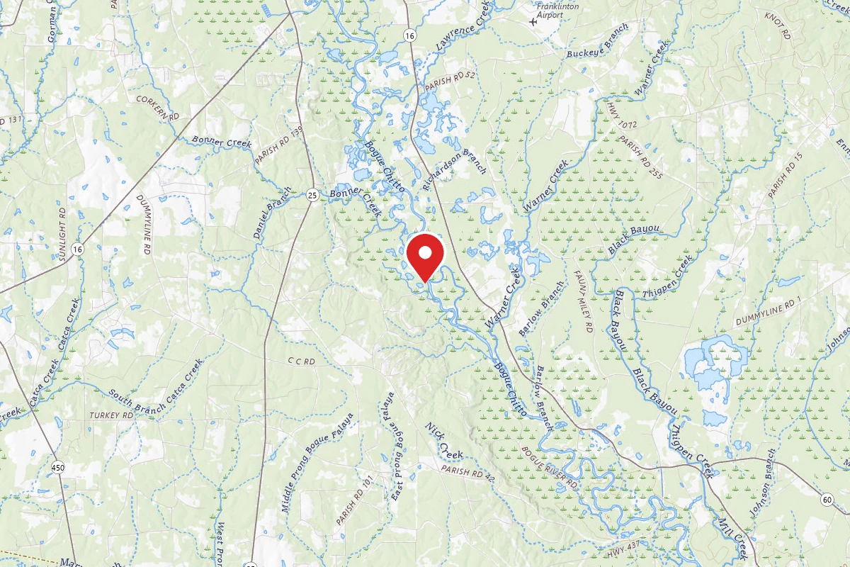 Tentrr State Park Site - Louisiana Bogue Chitto State Park - Riverview E - Single Camp