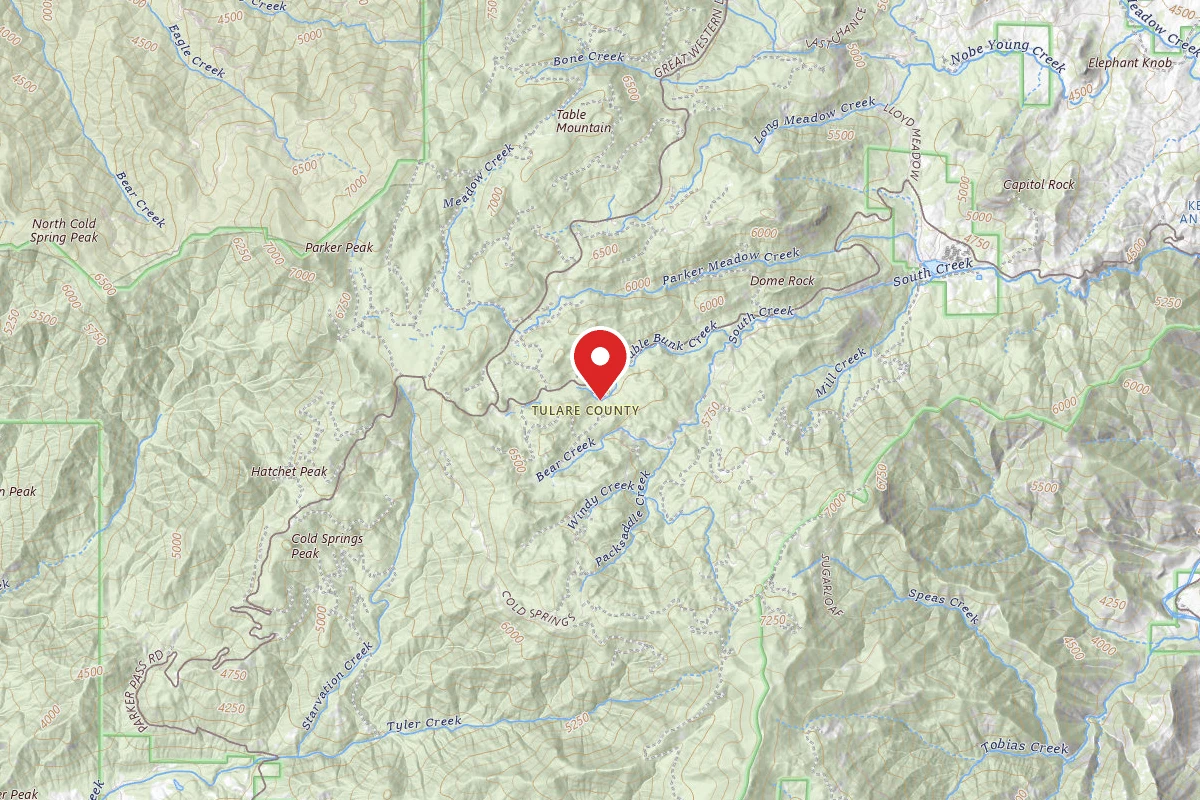 Sequoia National Park Dispersed campground