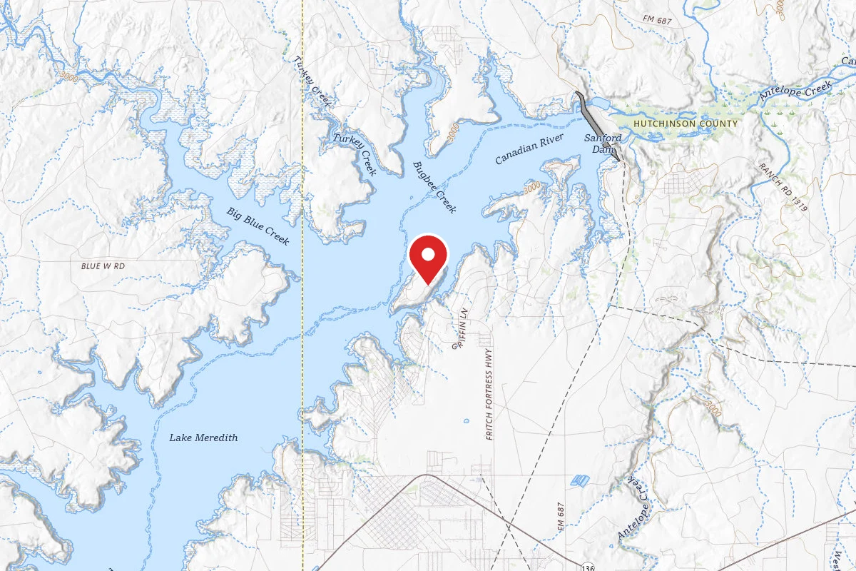 Fritch Fortress Campground - Lake Meredith National Recreation Area
