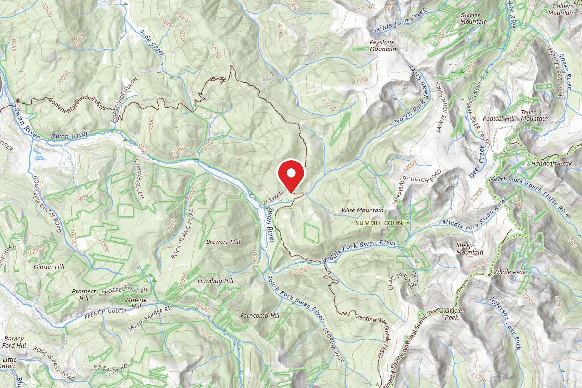 North Fork Swan Road #354 - Dispersed Camping