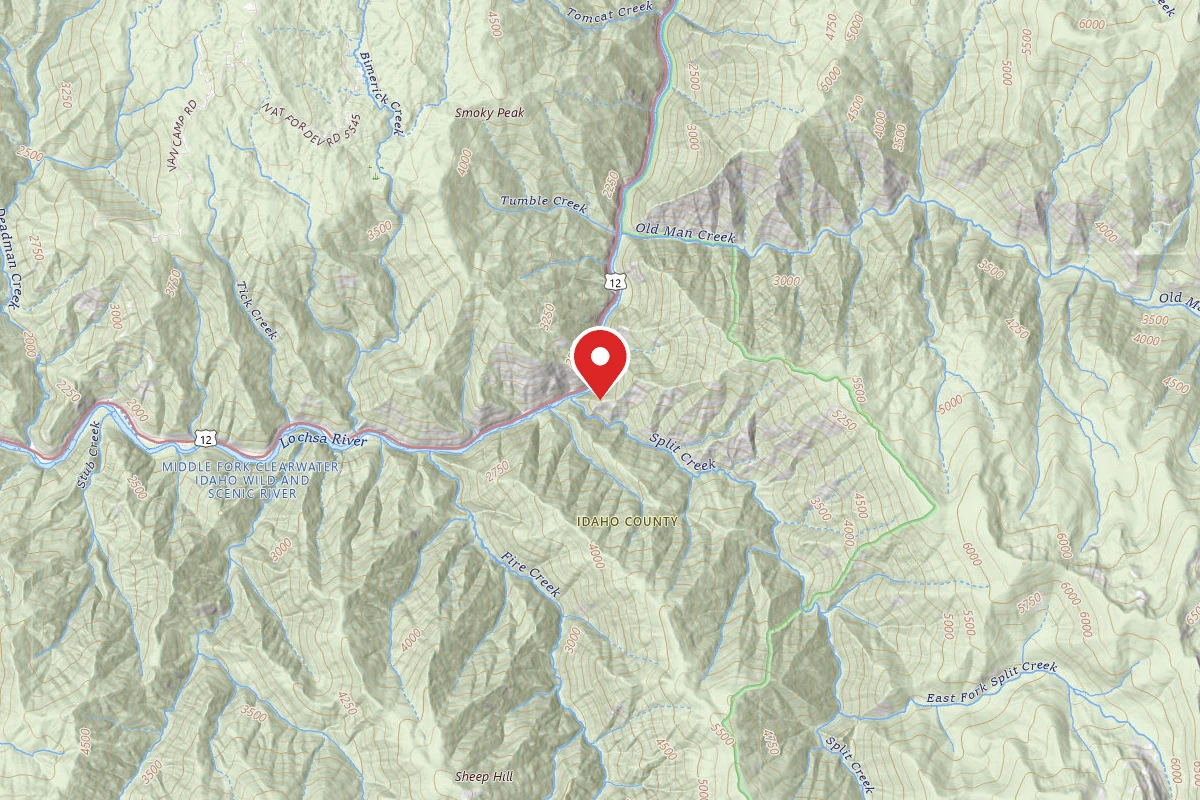 Split Creek Trailhead and River Access