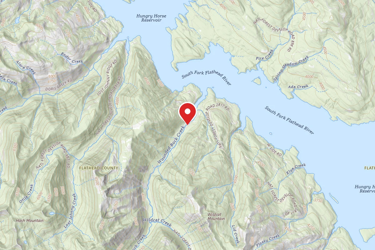 Wounded Buck Landing Dispersed