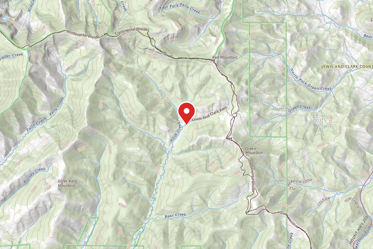 Alice Creek Trailhead