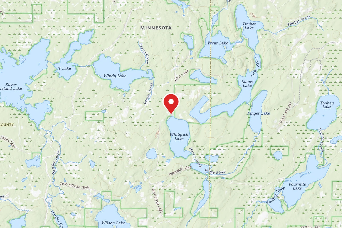 Superior National Forest Whitefish Lake Rustic Campground