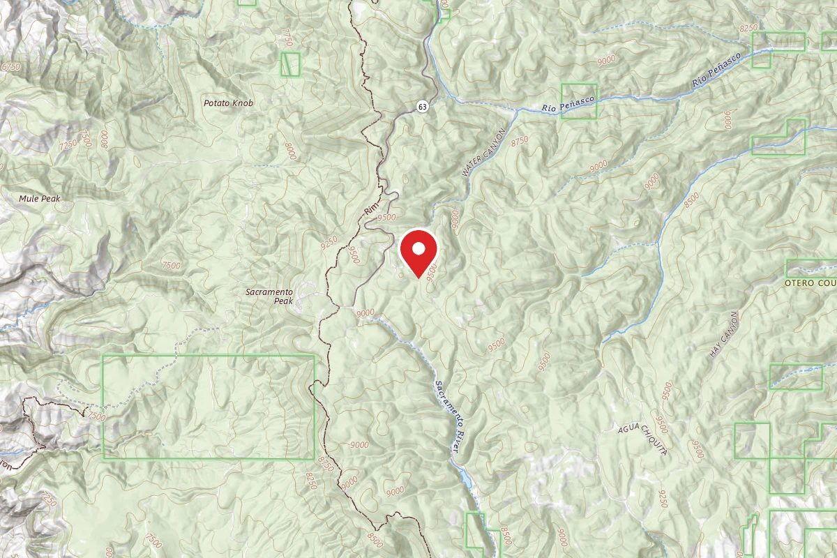 Lincoln NF - Forest Service Road 64 - Dispersed Camping 