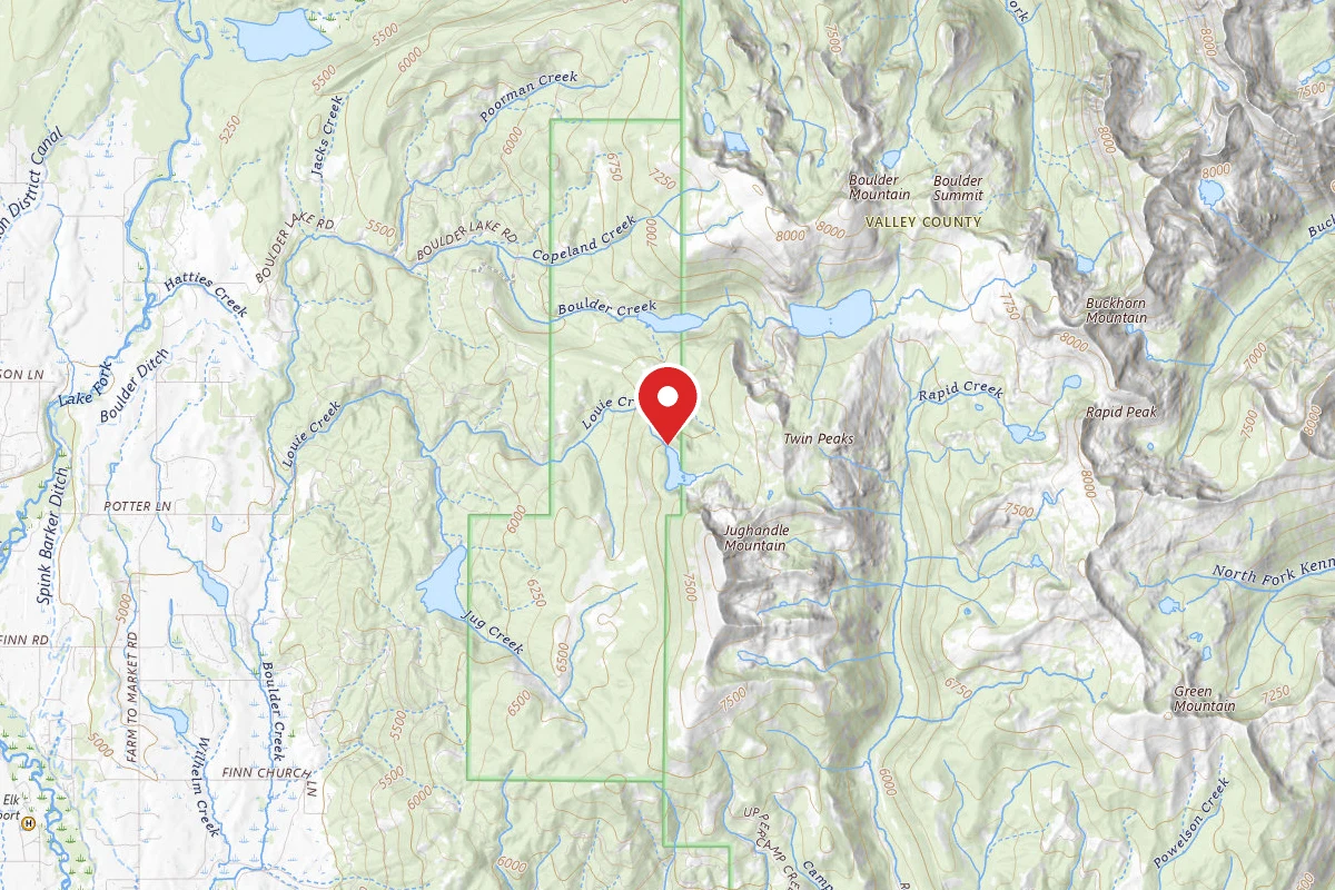 Lake Louie Dispersed Backcountry Camping
