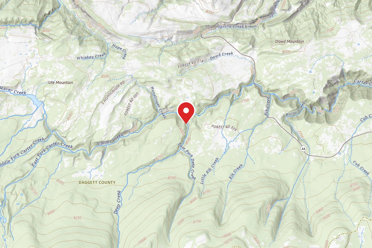 Ashley National Forest - Deep Creek Campground