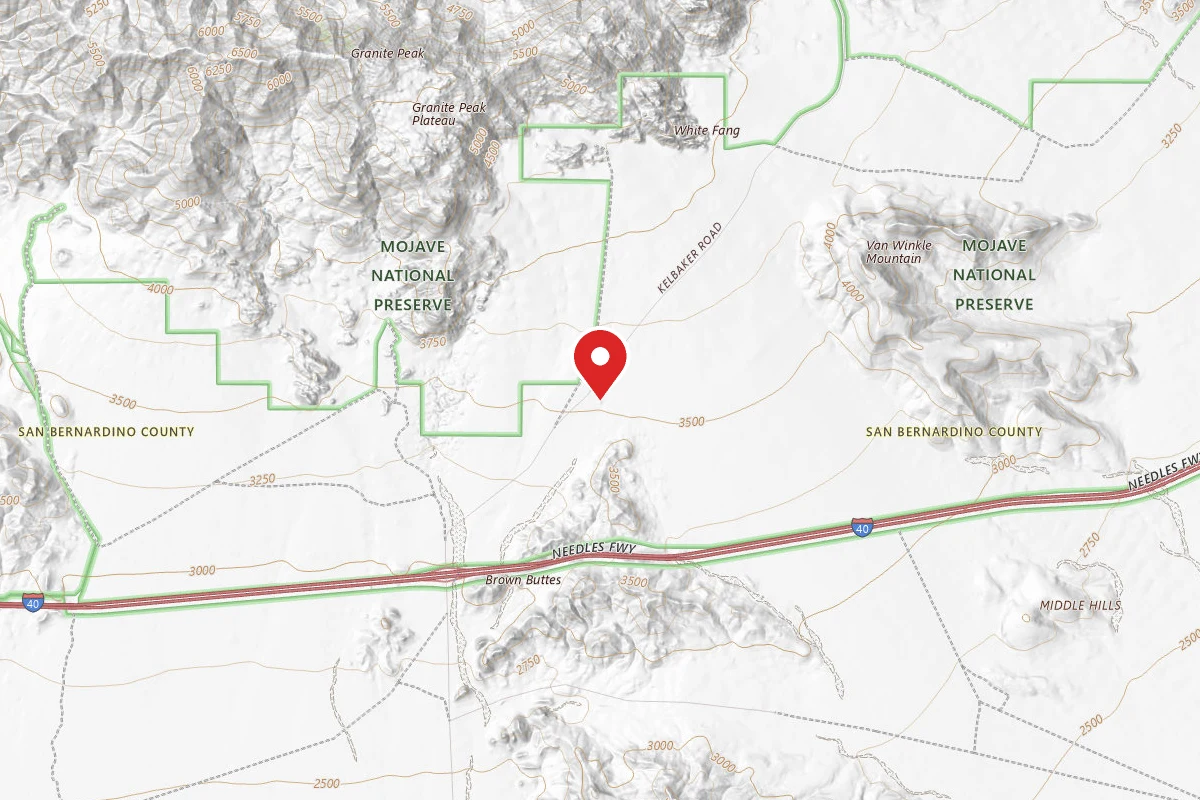 Kelbaker Boulders Dispersed - Mojave National Preserve