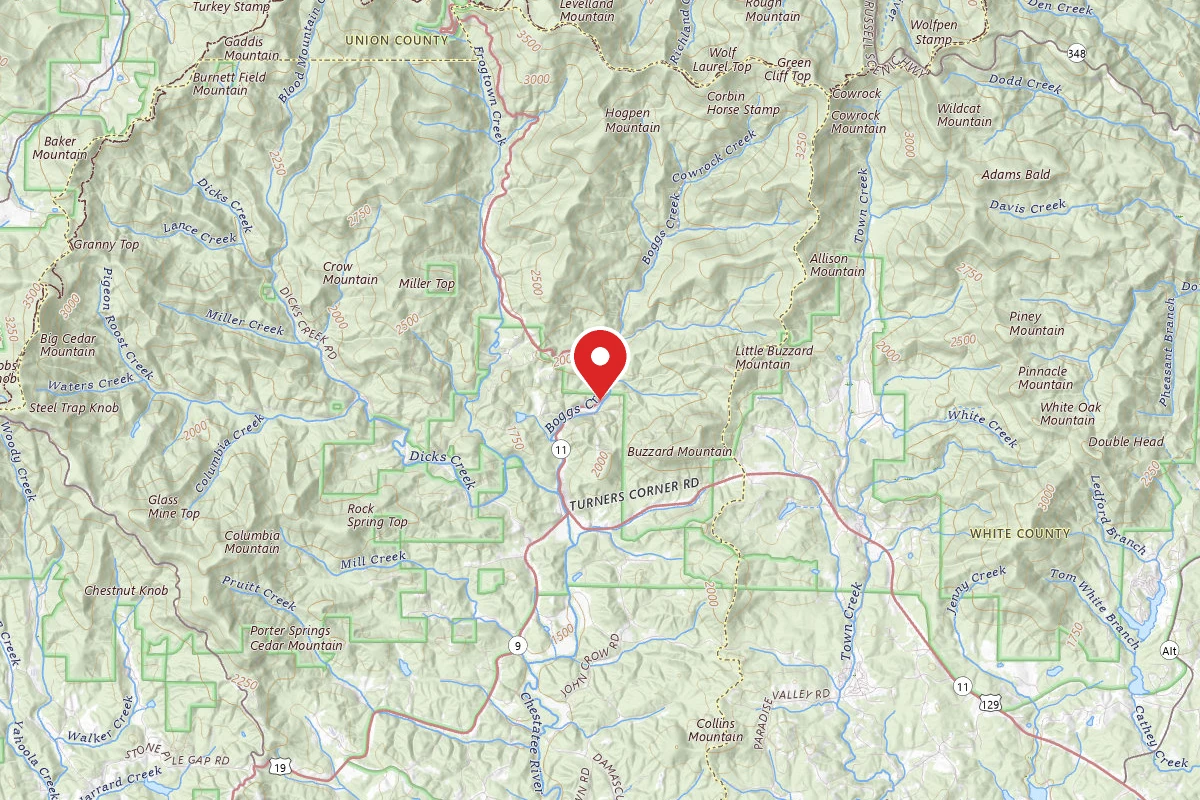 Chattahoochee National Forest Boggs Creek Recreation Area