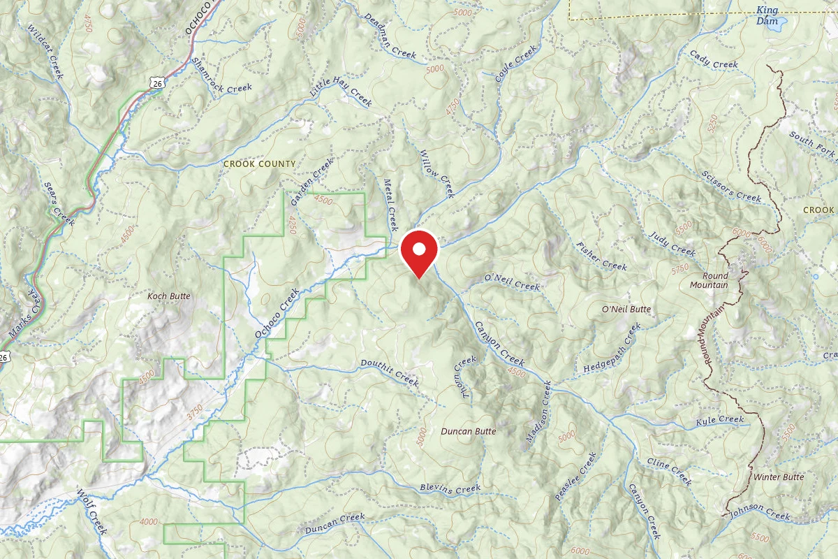 Ochoco NF-Ochoco West - Prineville Area