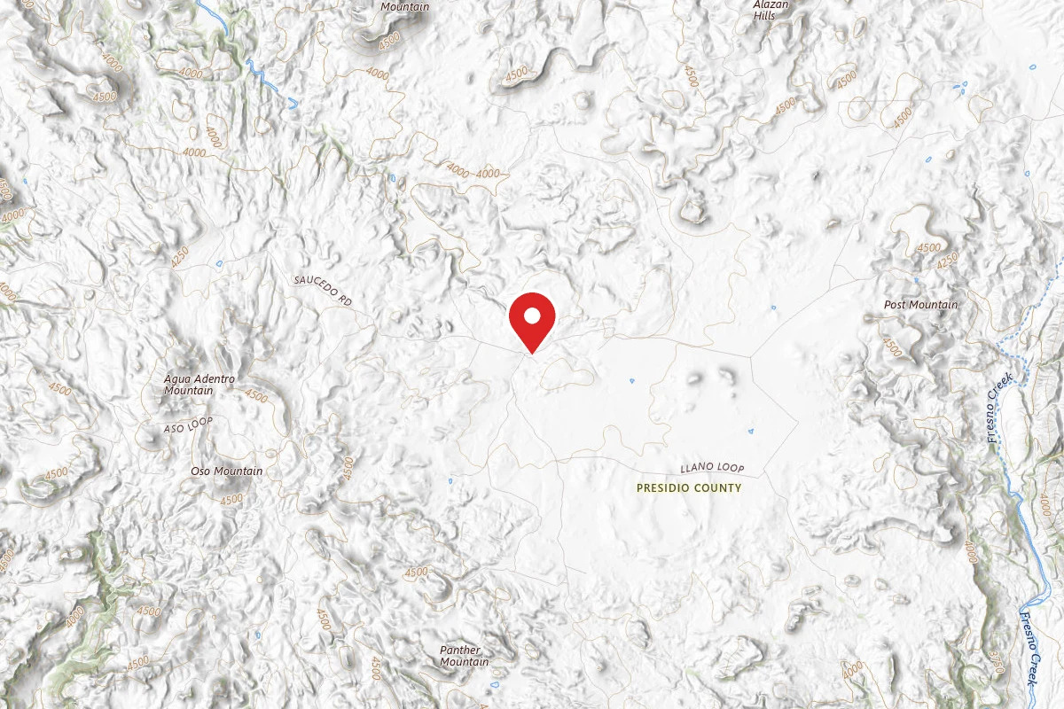 Big Bend Ranch State Park - Interior Primitive Sites