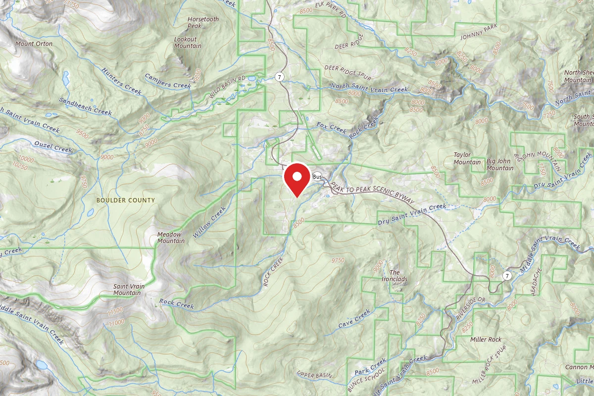 Allenspark Dispersed Camping
