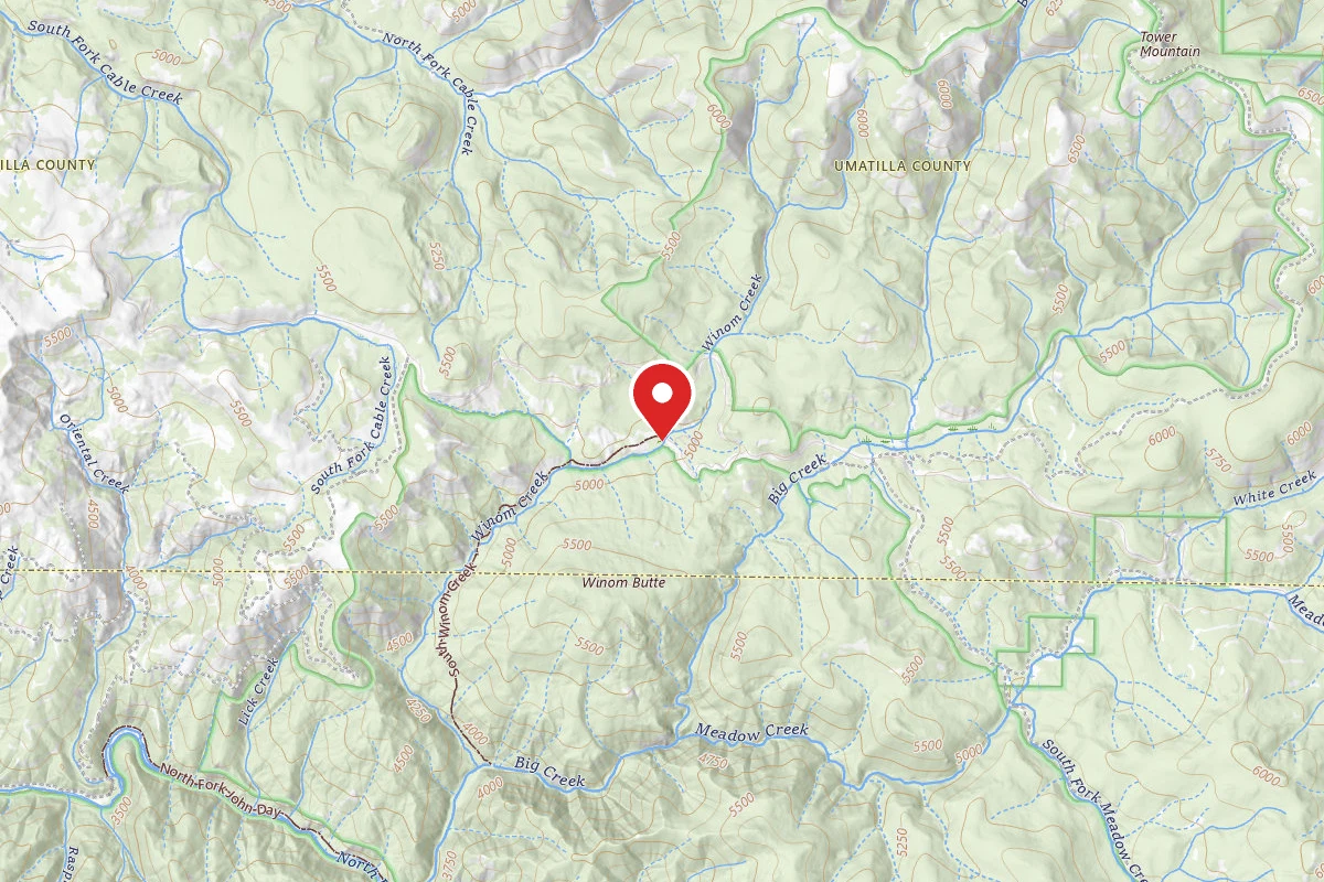 Umatilla National Forest Winom Creek Campground