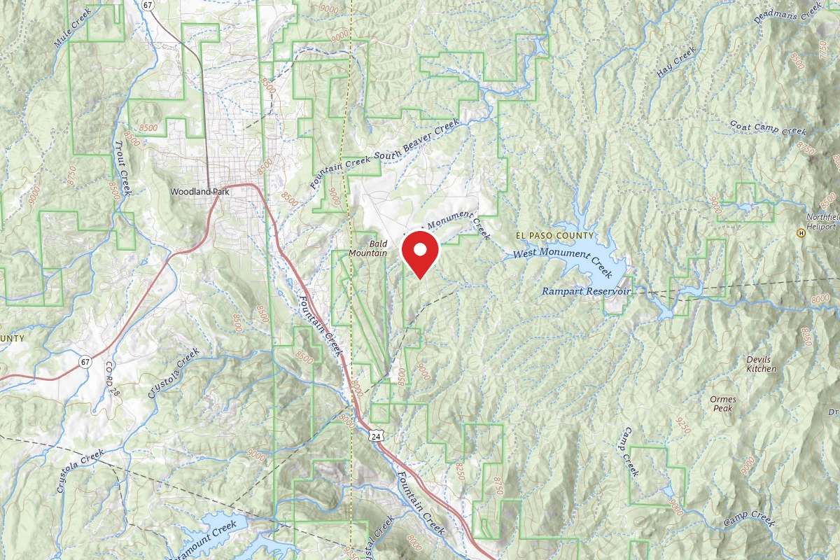 Rampart Range Area Dispersed Campsite