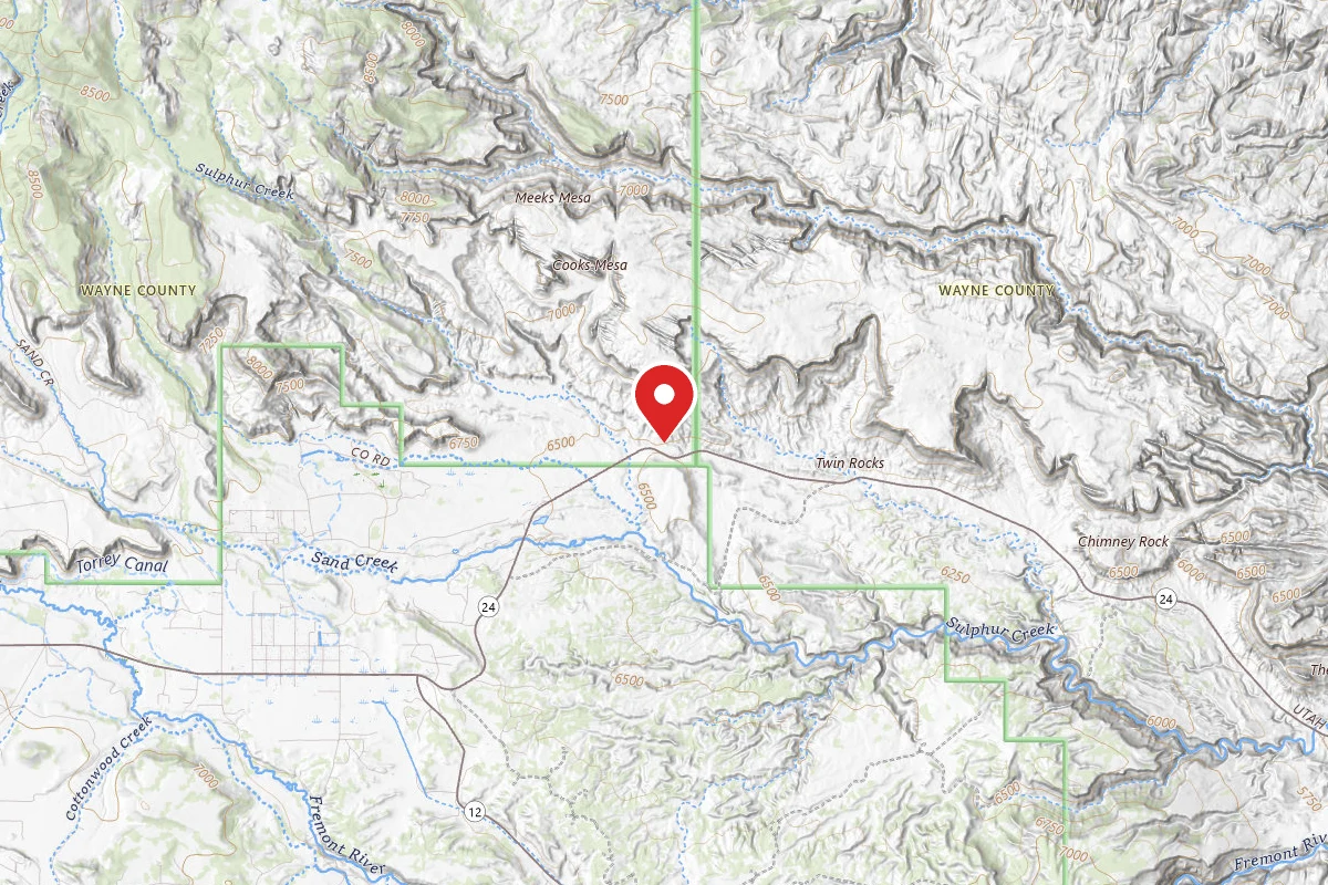 Route 24 Dispersed Camping - Capitol Reef