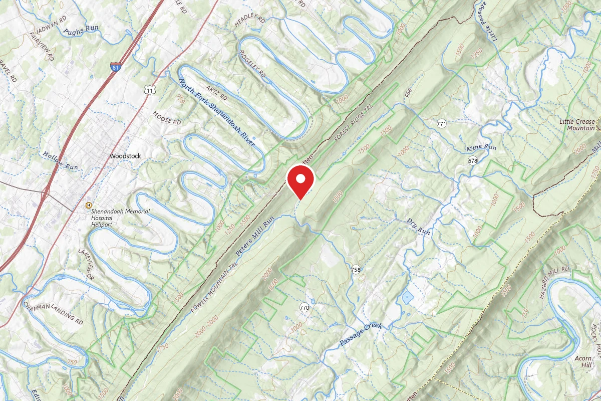 Peters Mill Run/Taskers Gap OHV System