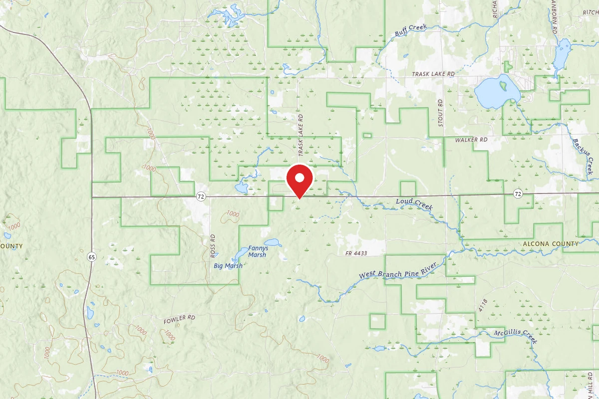 Reid Lake Foot Travel Area
