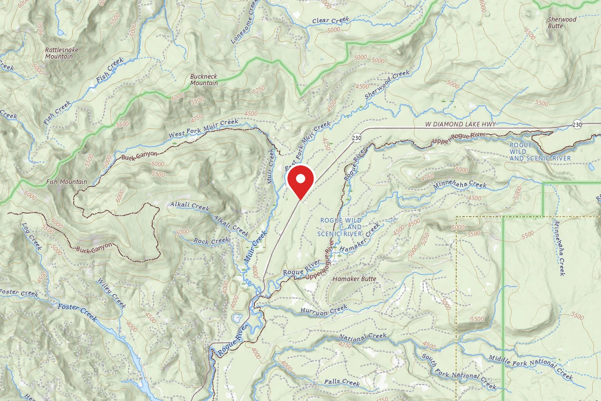 Rogue River National Forest Hamaker Campground