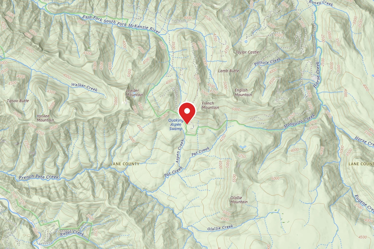 Blue River Reservoir Area