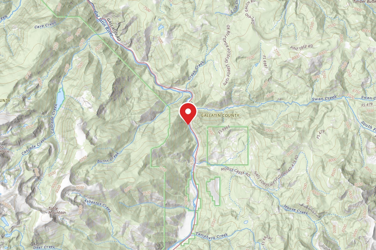 Gallatin Canyon, Hwy 191 & Big Sky