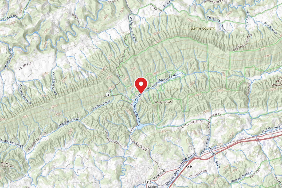 Creekside Campground - Hungry Mother State Park