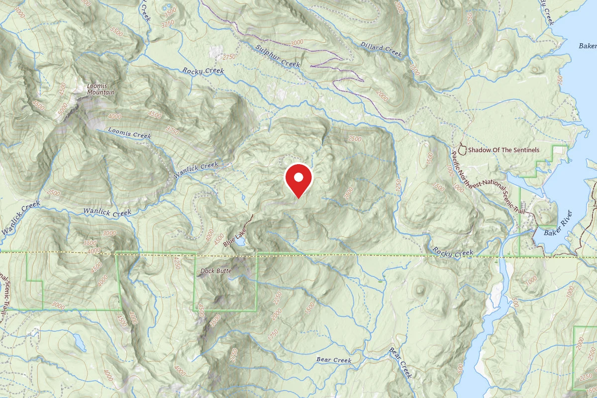 Blue Lake BackCountry Campsites