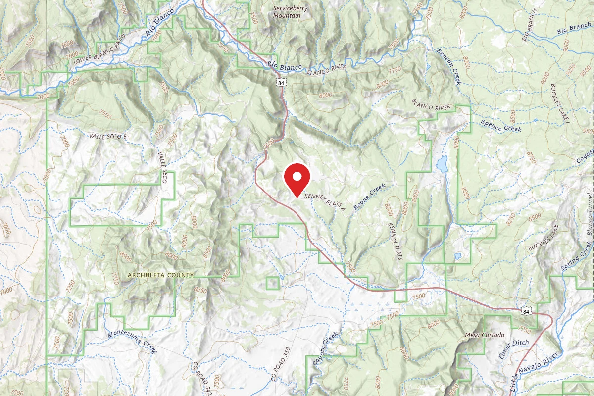 Kenny Flats Dispersed Camping