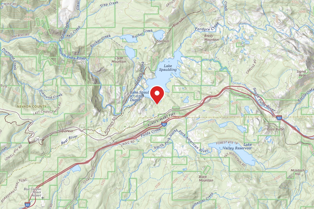 Lake Spaulding Campground