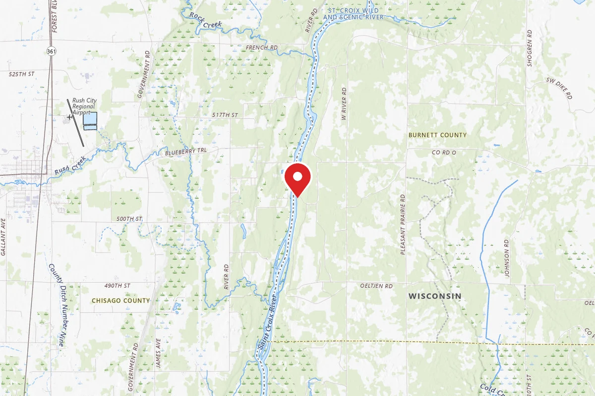 County Road O Landing Dispersed River Camp