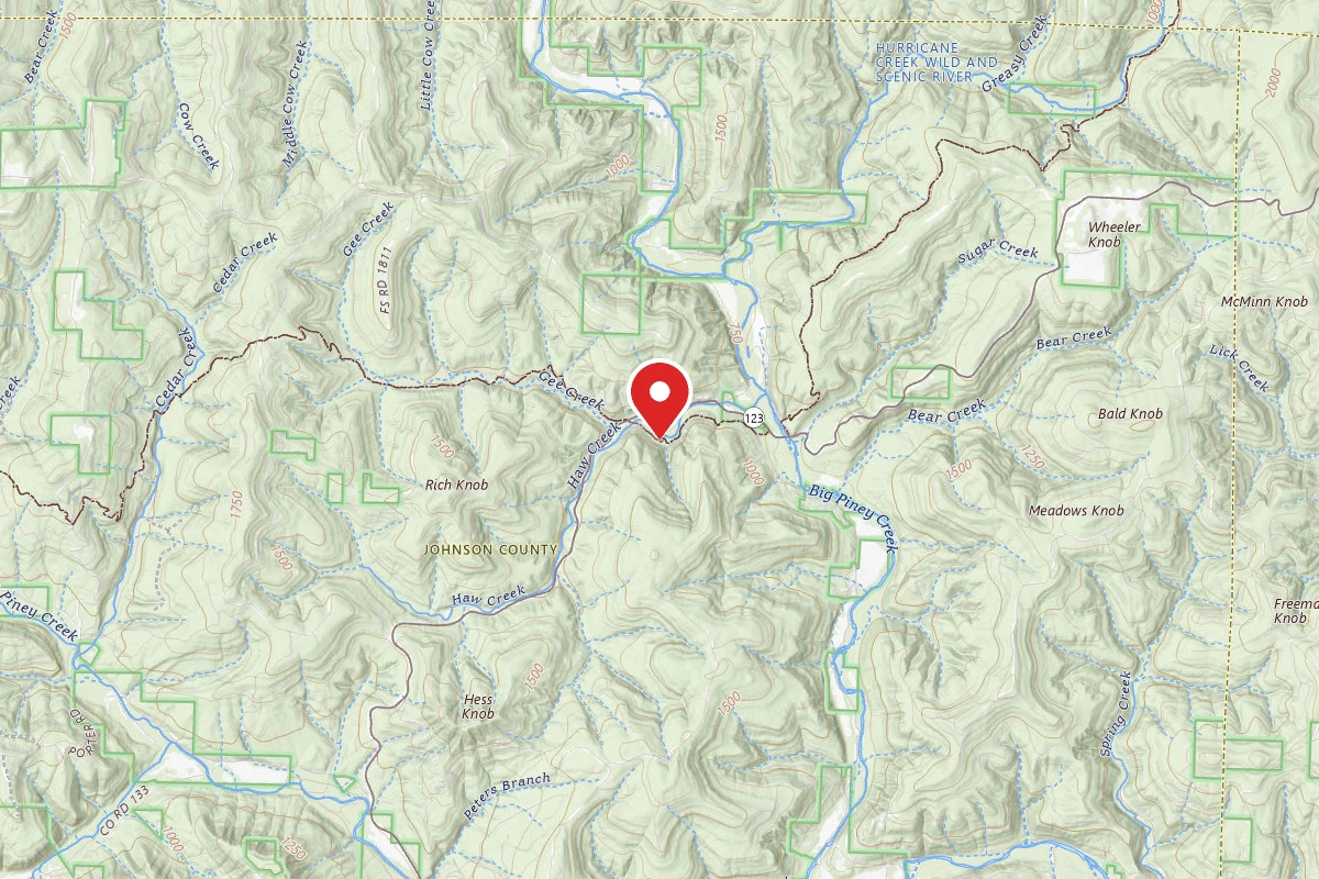 Haw Creek Falls Camping