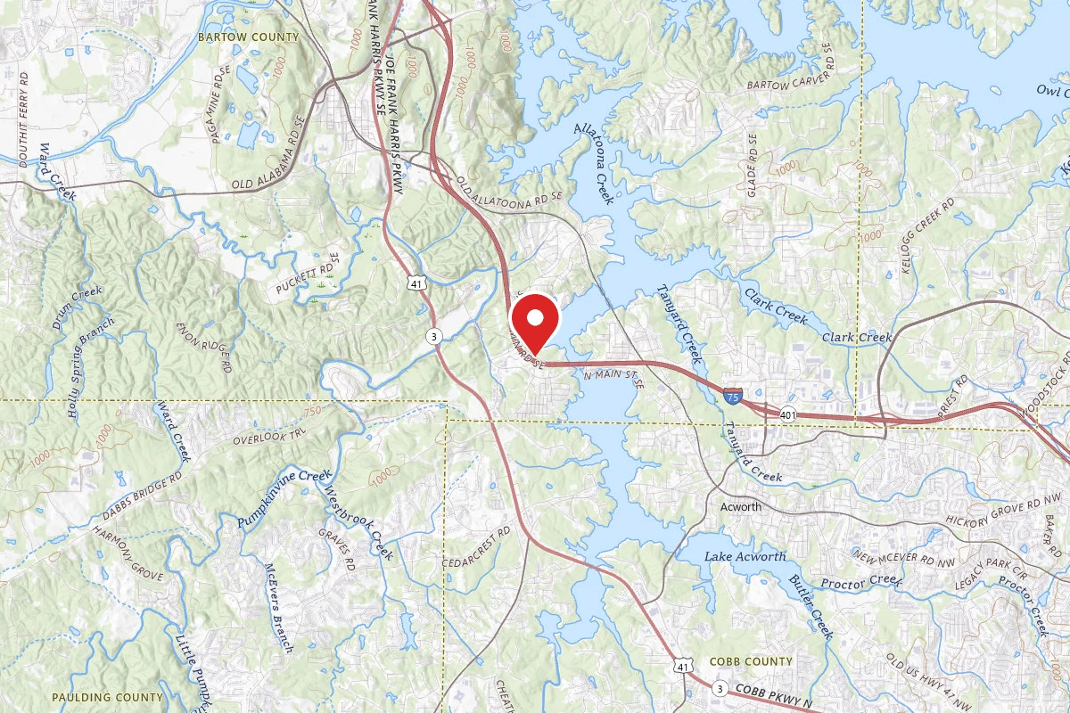 Military Park Atlanta Naval Air Station Navy Lake Site at Allatoona