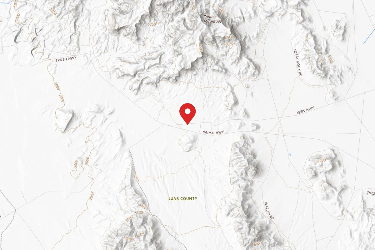 Topaz Mountain Rockhound Recreation Area