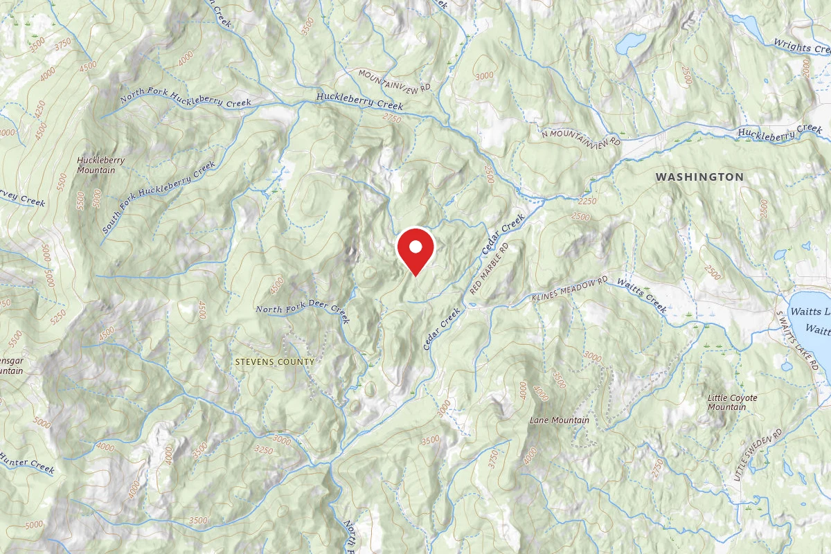 North Huckleberry Mountains