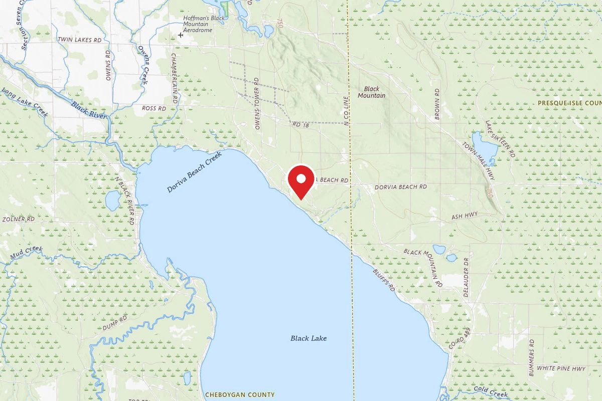 Black Lake Trail Camp - Mackinaw State Forest