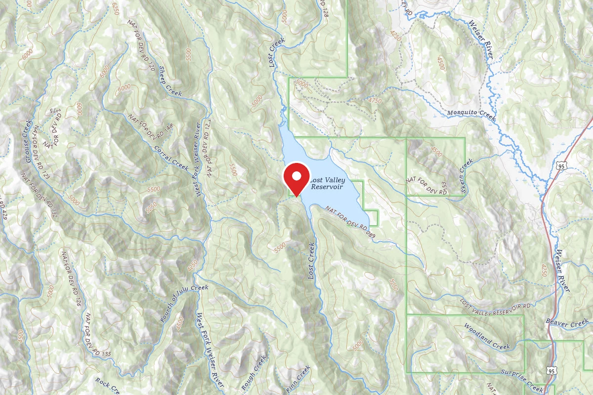 Lost Valley Reservoir Camping Area