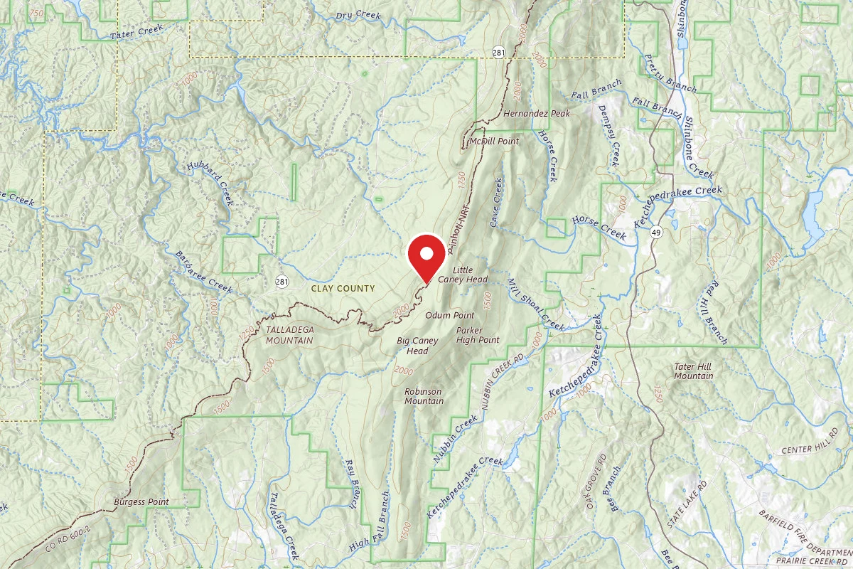 Pinhoti and Skyway Loop Intersection Campground