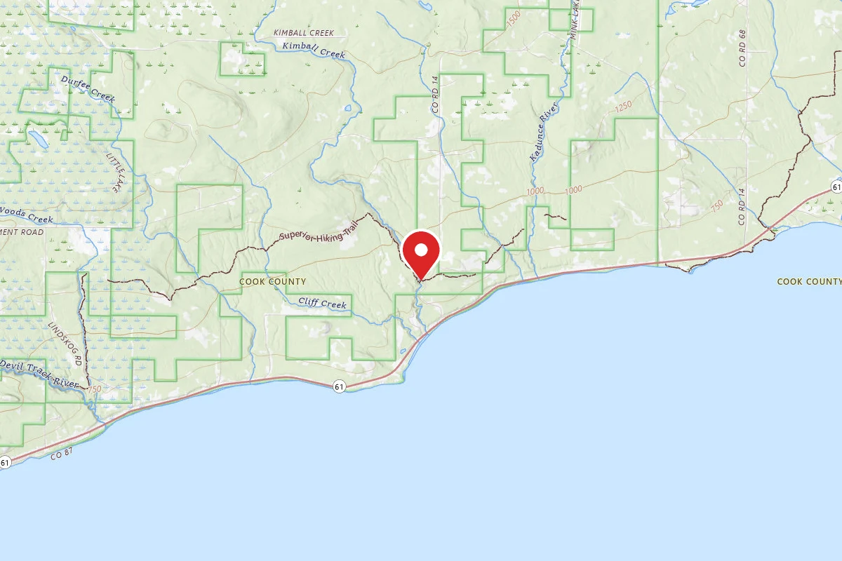 Kimball Creek, Superior Hiking Trail