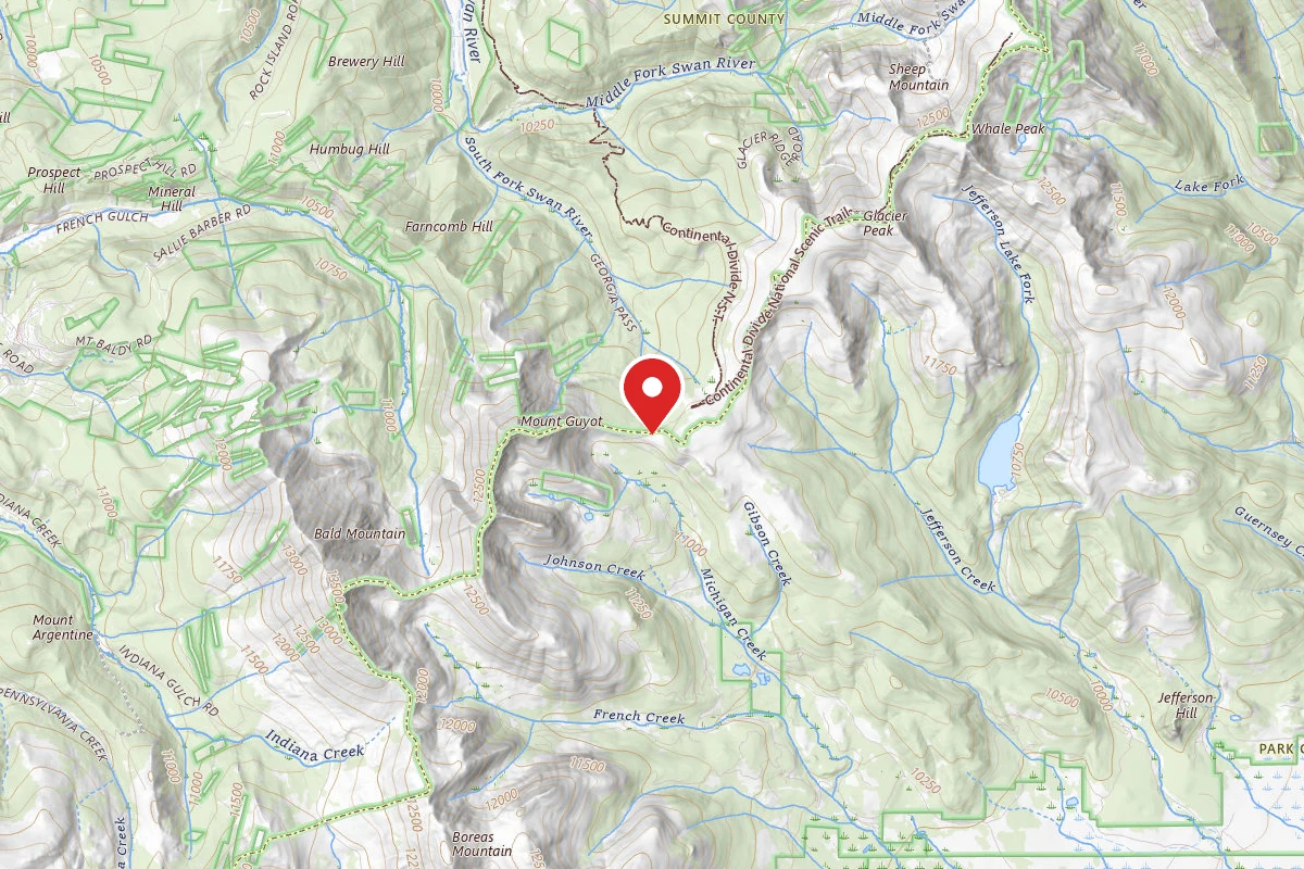 Georgia Pass Road (South Fork Swan) TH #355