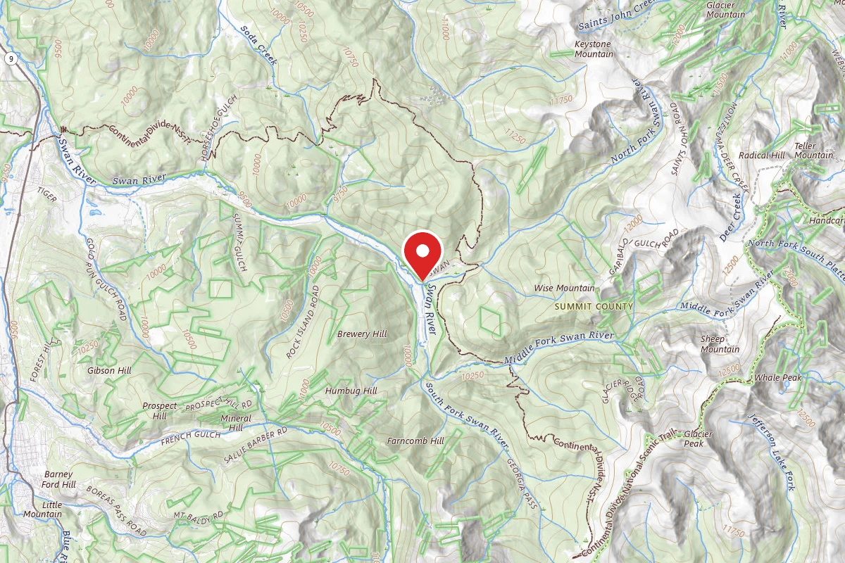 North Fork Road (Swan River) TH #354
