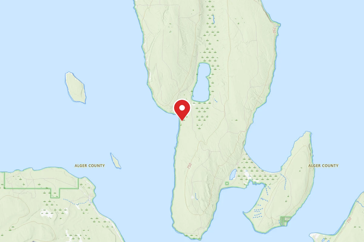 Gamefence Campsite on Grand Island
