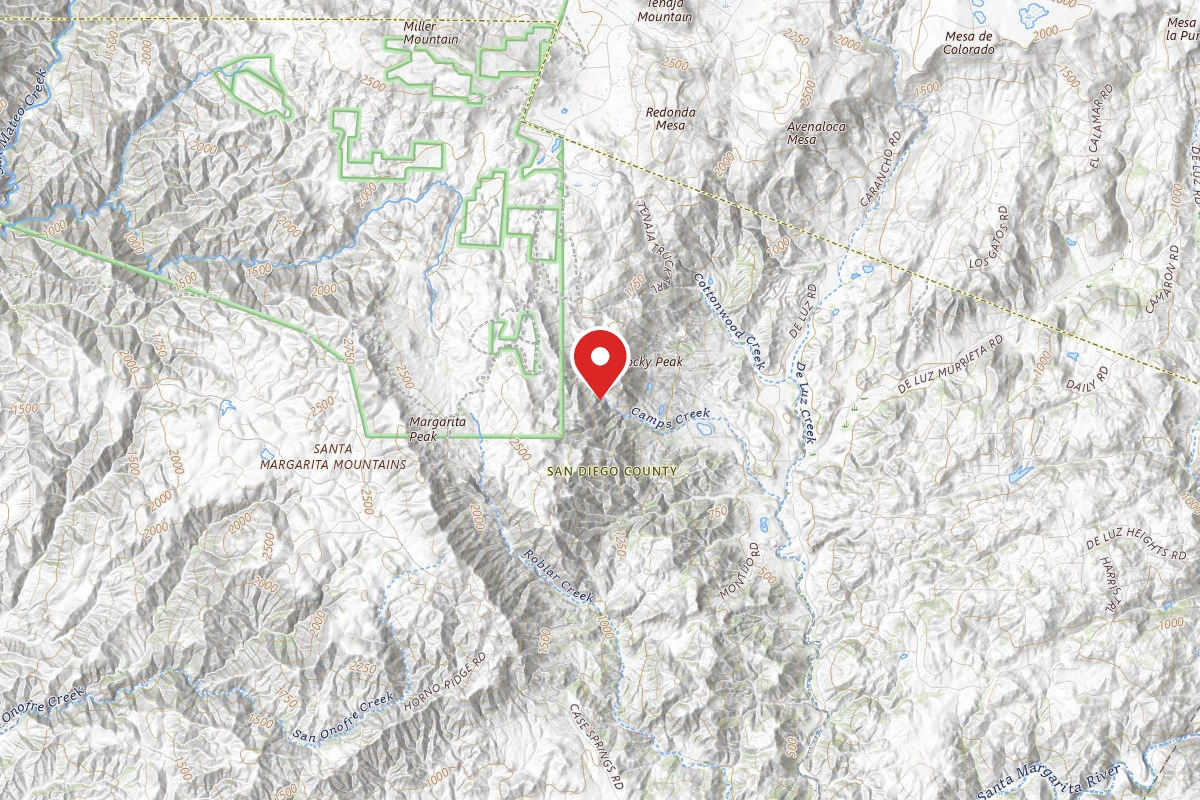 Ortega Highway Area